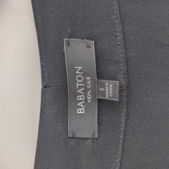 ARITZIA BABATON | Corbett 100% Silk Wrap Style Romper, Black, Women S - Picture 8 of 9